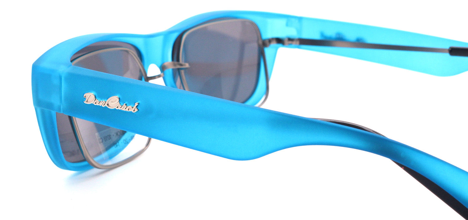 DC-POL-2040-C7 -BLAU HI-Die Überbrille, ideal für Brillenträger